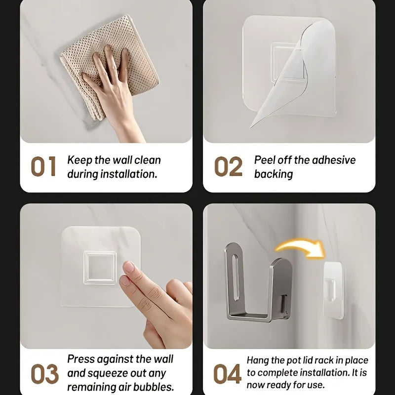 No Drill Wall Mounted Router Holder for Bedroom Cable Storage