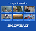 Baofeng Walkie Talkie P15UV Air Band FM/AM Long Range Wireless Copy Frequency NOAA Multi-Bands Two Way Radio Type-C Ham Radios - Dicrodelights