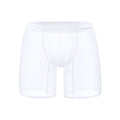 1/2/3 PCS Men's Ice Silk Boxers Transparent 0.01 Ultra-thin Fabric See Through Seamless Underwear antibacterial Boxer Shorts AD781-White