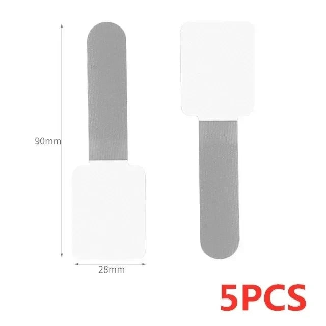 Adhesive Nylon Cable Straps for Under Desk Wire Routing 5PCS Grey