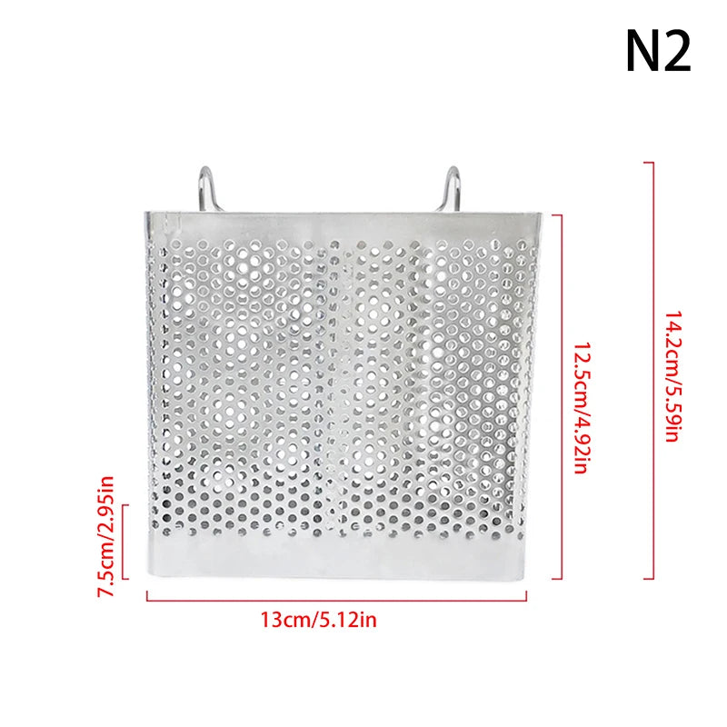 Stainless Steel Cutlery Drainer with Hanging Hooks for Kitchens 2