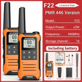 2pcs Baofeng F22 Mini Walkie Talkies - Long Range, Waterproof, Rechargeable, Kids Two-Way Radio with Type-C Charging for Camping & Outdoor Adventures - Dicrodelights
