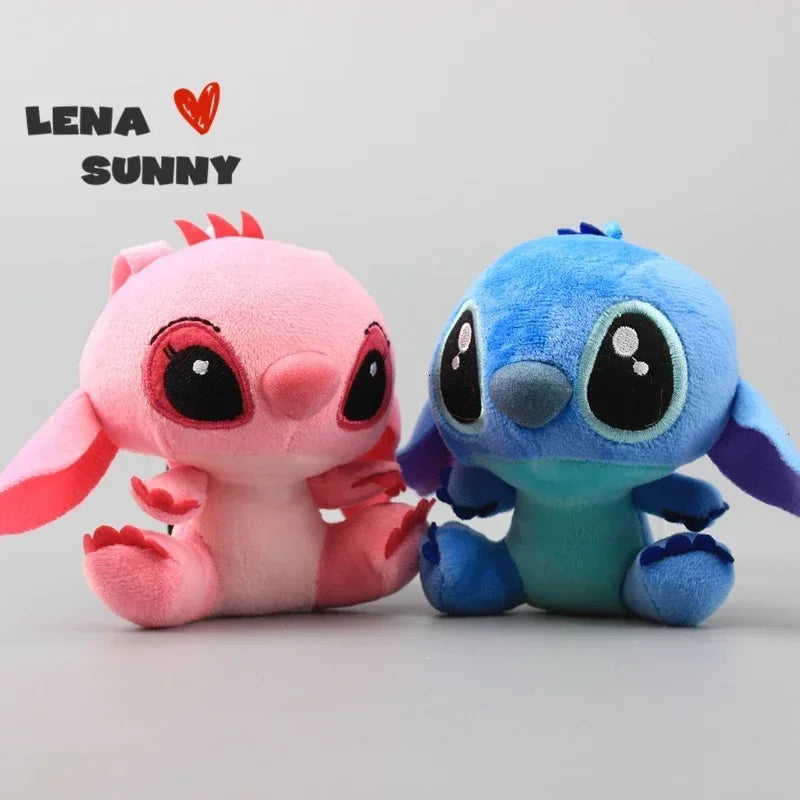 2025 10Pcs/Lot Cute Cartoon Lilo and Stitches Small Pendant Plush Toy,4 10CM Kawaii Plush Keychain Kids Best Chirstmas Gift Toys 2 pcs 1
