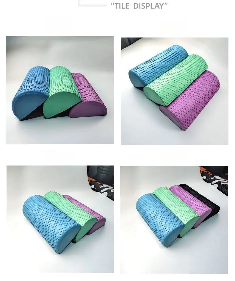 30/33cm Fitness Foam Roller Yoga Massage Roller EPP Pilates Foam Body Muscle Massage Roller Therapy Exercises Gym Home Exercise