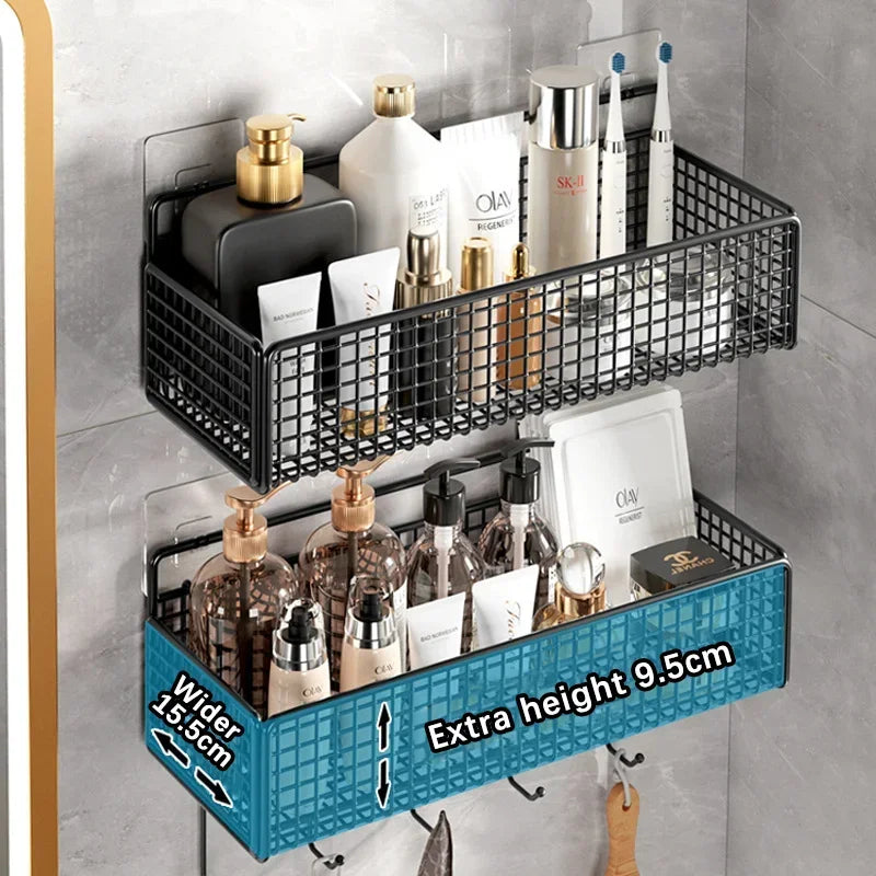 Wall Mounted Bathroom Storage Shelf for Toiletries