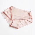 1/5/10Pcs Seamless Women Hollow Out Panties Set Underwear Comfort Lace Briefs Low Rise Female Sport Panty Soft Lady Lingerie pink As shown
