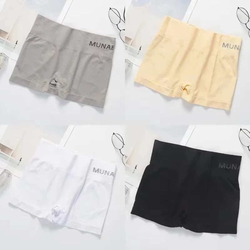 1/4Pcs Women's Seamless Safe Short Short Tight for Women Safety Pants Under Shorts Women Legging Shorts Style Boxer String Femme Mix 05 4PCS 45-85kg