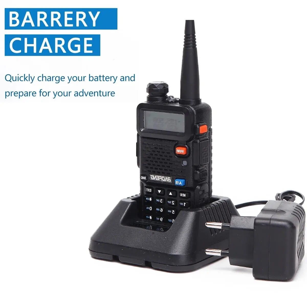 2PC Baofeng UV-5R Walkie Talkie Dual Band Long Range Ham Radio - Dicrodelights