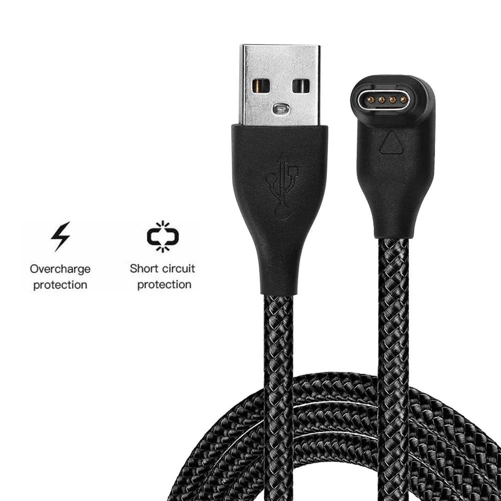 New For Garmin Fenix 7 7S 7X 6 6S 6X 5 5X 5S Vivoactive 3 Forerunner 945 935 245 Instinct 2 USB Charging Cable Data Cord Charger
