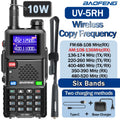 Baofeng UV-5RH 10W Walkie Talkie Long Range Ham Radio Type-C Charging Air Band Two-Way Wireless Transceiver - Dicrodelights