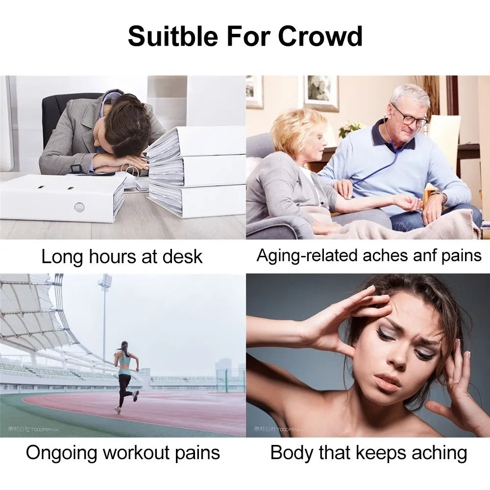 Electric Acupuncture Point Massage Pen Pain Relief Laser Therapy Electronic Meridian Energy Pen Body Head Back Neck Leg Massager