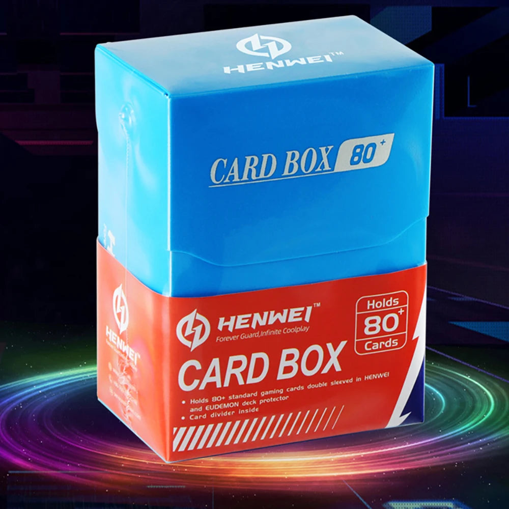 Trading Card Deck Box in PP with Fold Over Lid and Colour Options