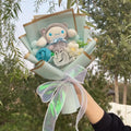 Sanrio Plush Bouquet Doll – Kuromi, My Melody, Cinnamoroll Handmade Gift Toy for Valentine, Birthday & Graduation 5-32cm