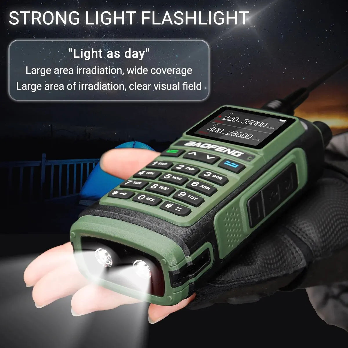 Baofeng UV 17 Pro Walkie Talkie Long Range 16KM Type-C Charging Waterproof - Dicrodelights