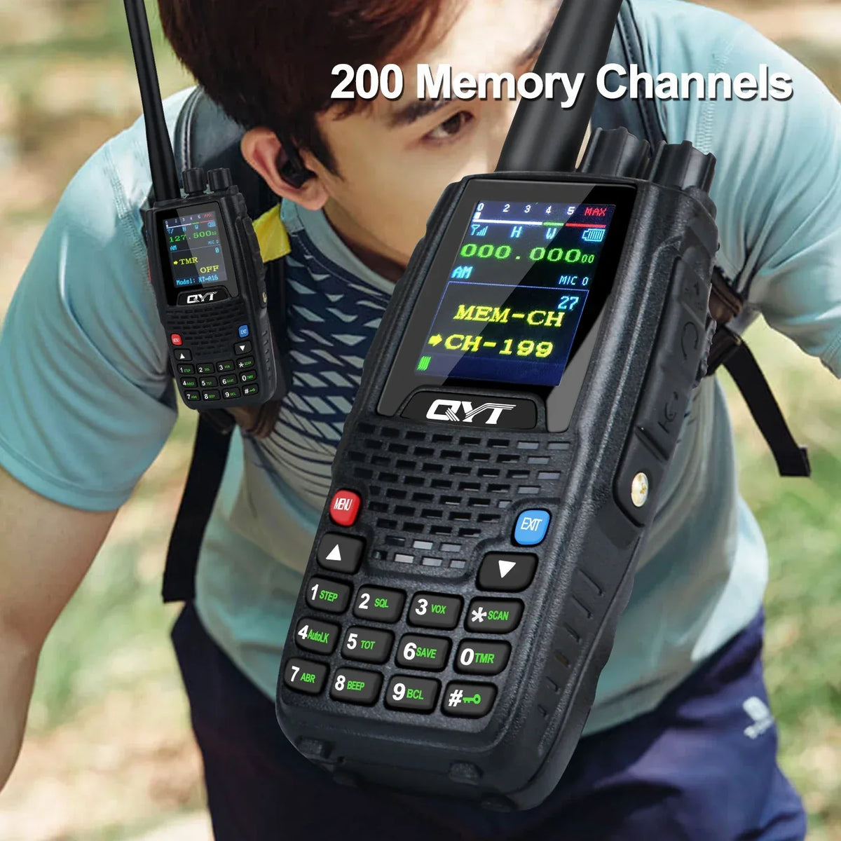 QYT KT-A16 Aviation Handheld Transceiver 6W NOAA Air Band Radio