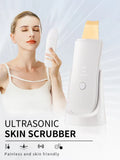 Ultrasonic Face Scrubber Facial Peeling Skin Scrubber Deep Facial Cleaning Spatula Acne Pore Ultrasonic Scrubber Facial Cleanser