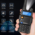 2PC Baofeng UV-5R Walkie Talkie Dual Band Long Range Ham Radio - Dicrodelights