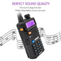 2PC Baofeng UV-5R Walkie Talkie Dual Band Long Range Ham Radio - Dicrodelights