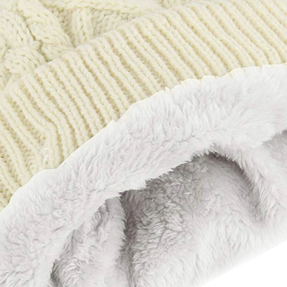 Hat with Built-in Wireless Headphones Headset Beanie Cap Winter Hat with Speaker Music Hat Gorro Thick Warm Bonnet Men's Women