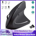Vertical Mouse Ergonomic 2.4GHz Wireless Optical Mice 3 Adjustable DPI 800/1200/1600 6 Buttons for Laptop PC Computer Desktop Default Title