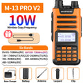 BaoFeng M-13 PRO V1 V2 High Power Multi Band Walkie Talkie Type-C Charger Long Range Upgraded UV-13 PRO V1 V2 Ham Two Way Radio - Dicrodelights