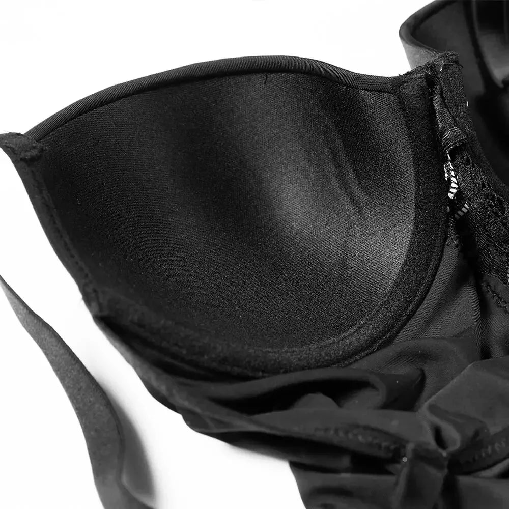 Fajas Colombianas Underwear Body Shapers Women Shapewear Bodysuit Sexy Lace Open Crotch Lingerie V-collar with Bras