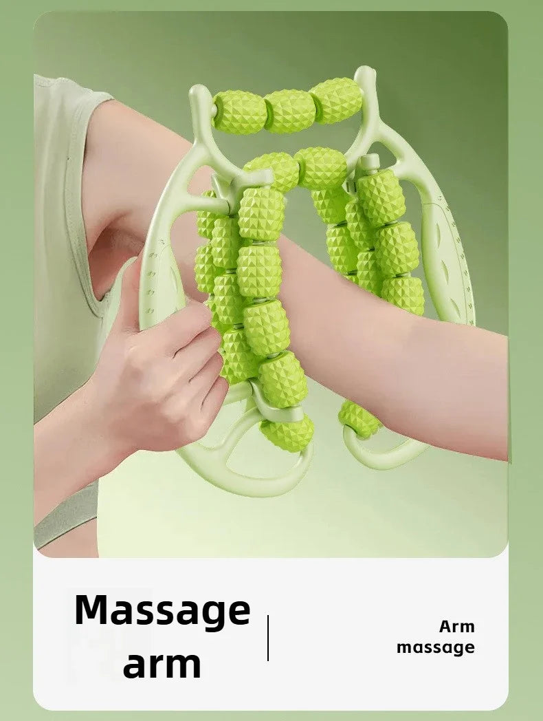 Newest 29/23 Wheel Annular Leg Clamp Massager Body Slimming Roller Massager Anti-cellulite Massage for Body Massager Relax