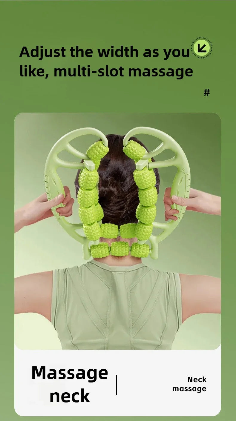 Newest 29/23 Wheel Annular Leg Clamp Massager Body Slimming Roller Massager Anti-cellulite Massage for Body Massager Relax