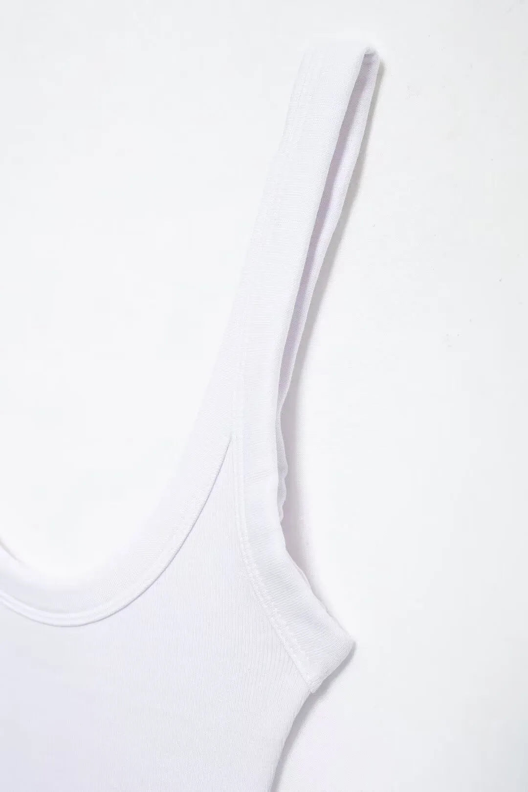 Women's Skinny Ribbed O-Neck Bodysuits with Straps Snap-Button Sexy Fashion Playsuits Comfortable Stretchy Female Clothing