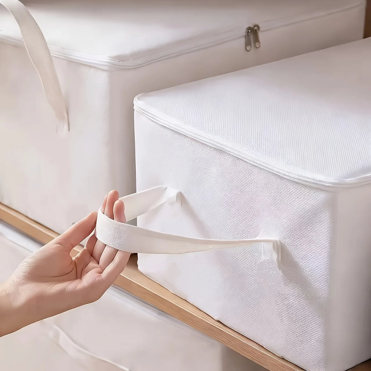 Foldable Fabric Under Bed Storage Box for Clothes and Bedding