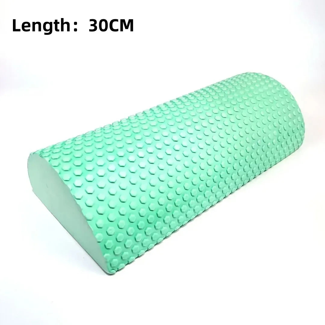 30/33cm Fitness Foam Roller Yoga Massage Roller EPP Pilates Foam Body Muscle Massage Roller Therapy Exercises Gym Home Exercise 30CM Green
