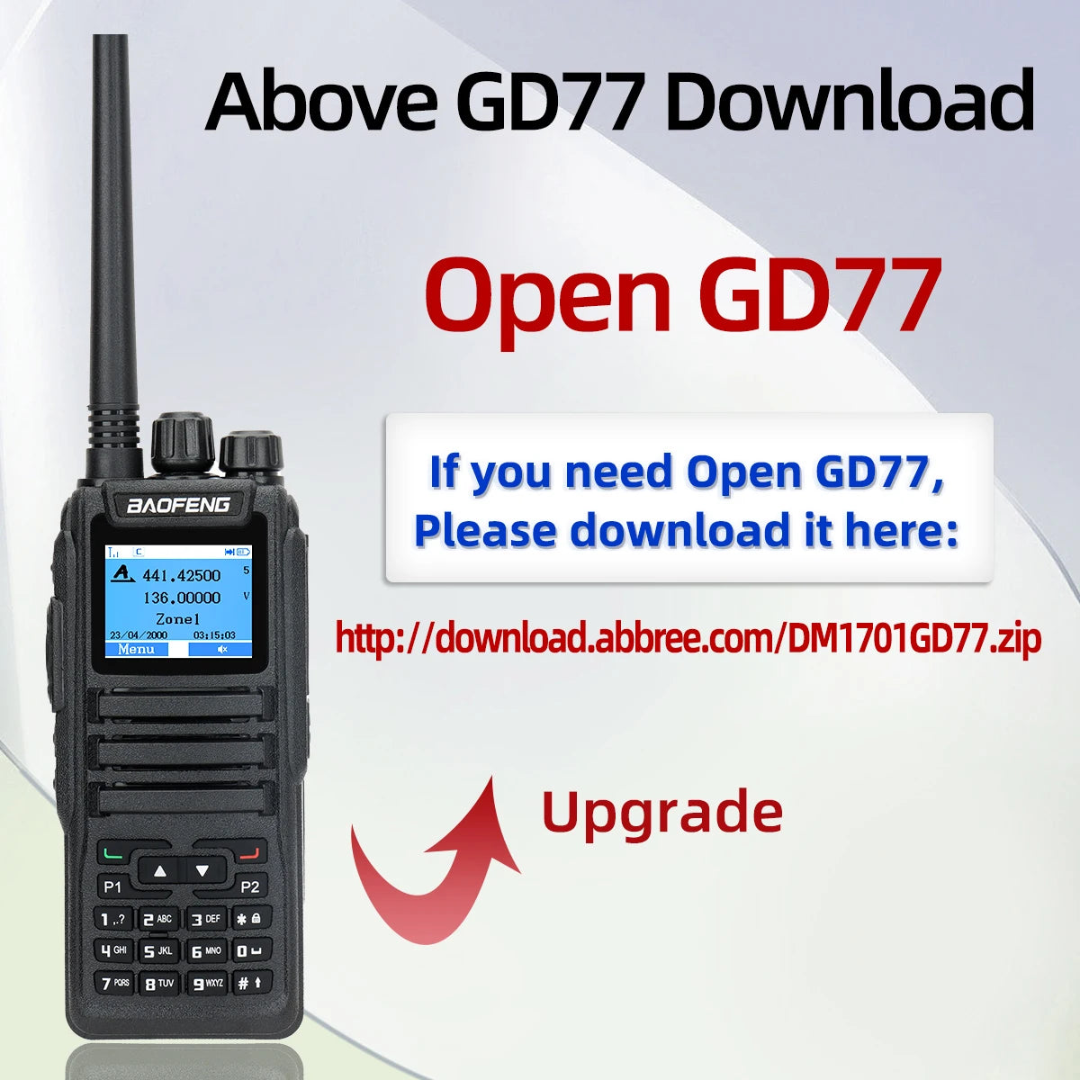 Baofeng DM-1701 Digital Walkie Talkie Dual Mode Analog & DMR Radio - Dicrodelights