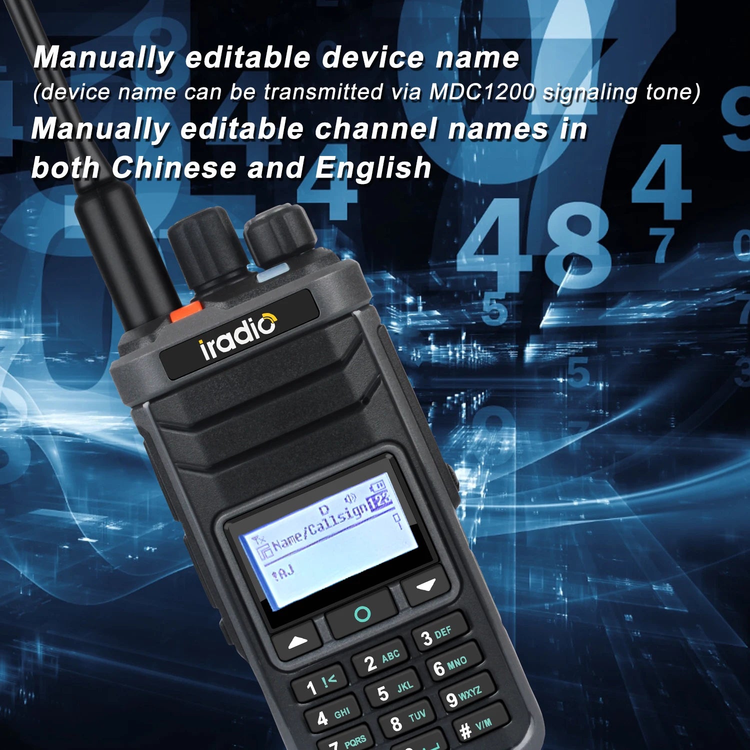 Iradio UV-88 Multi Band Ham Radio HF UHF VHF Walkie Talkie AM USB LSB CW CB LW MW SW SSB RX 1024Ch USB-C Battery RT-860 Variant