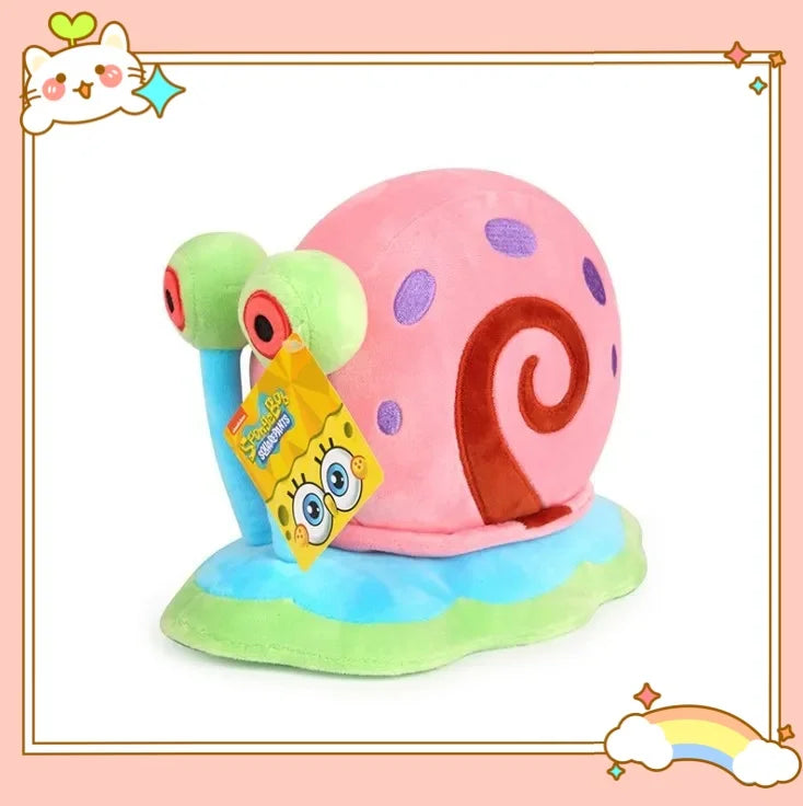 8inch/4inch SpongeBob Patrick Star Gary Squidward Tentacles Plush Dolls Small Pendant Bag Hangings Christmas Birthday Gi 23-22cm