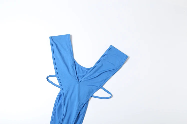 Nibber Fashion Women Tracksuit 2 Piece Set Deep V-Neck Sleeveless Bodysuit+Leggings Matching Streetwear Sexy Hipster Outfits