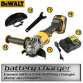 DEWALT DCG406 20VCordless Angle Grinder:1000rpm125mm wheel,M14 spindle9000/min speed,680W power.For construction,DIY&industrial