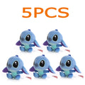 2025 10Pcs/Lot Cute Cartoon Lilo and Stitches Small Pendant Plush Toy,4 10CM Kawaii Plush Keychain Kids Best Chirstmas Gift Toys 5 pcs