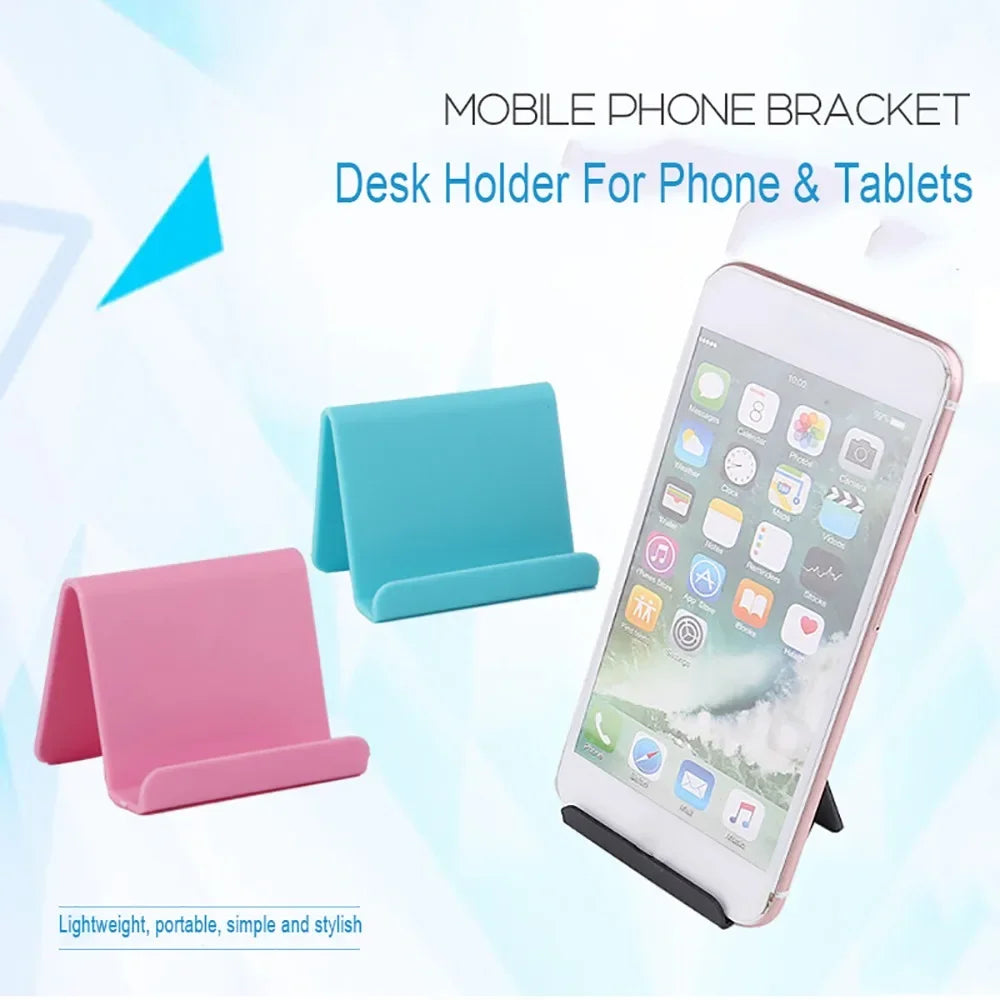 Plastic Desk Phone Stand for Hands Free Home Office Use