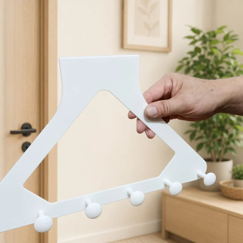 Six Peg Over Door Clothes Hanger for Bedroom Accessories