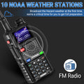 Baofeng UV-5RH 10W Walkie Talkie Long Range Ham Radio Type-C Charging Air Band Two-Way Wireless Transceiver - Dicrodelights