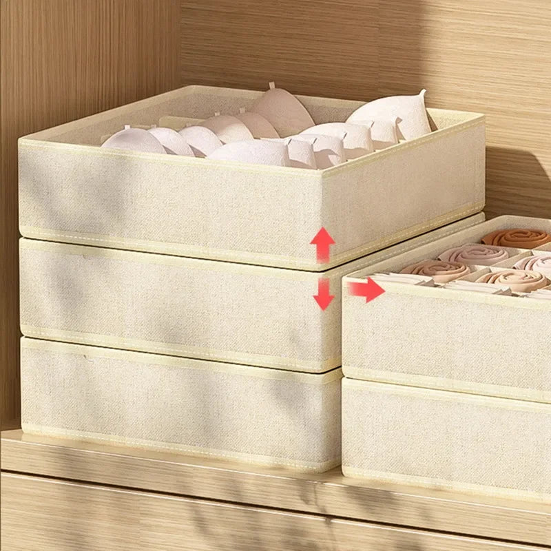 Fabric Bra Drawer Organiser for Sports Bras Socks and Underwear