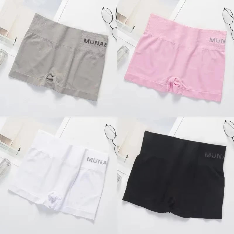 1/4Pcs Women's Seamless Safe Short Short Tight for Women Safety Pants Under Shorts Women Legging Shorts Style Boxer String Femme Mix 04 4PCS 45-85kg