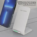 30W Wireless Charger Stand Pad for iPhone 16 15 14 13 12 Pro Samsung Xiaomi Phone Chargers Induction Fast Charging Dock Station