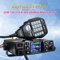 AnyTone Walkie Talkie GMRS AT-778UV AT-778UVII 136-174 & 400-490MHz 25W Dual Band VOX Analog Mobile Radio Color Display