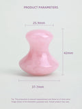 1 Natural Jade Mushroom Shape Gua Sha Board Face Back Body Massager Facial Beauty Care Skin Tool Women Relaxing Face Roller B