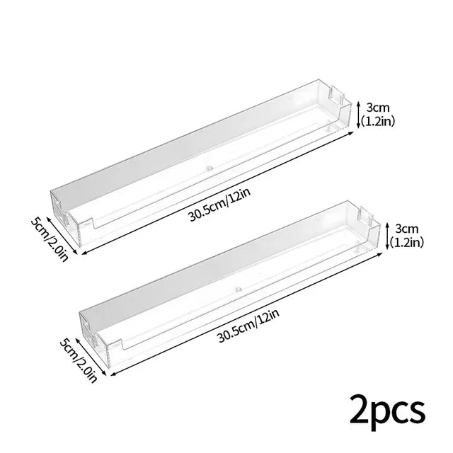 Clear Display Shelf for Wall Mounted Figure Collections 2pcs