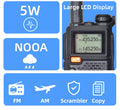 Quansheng UV-5R Plus Dual Band Walkie Talkie – Long Range UHF/VHF Two-Way Radio with NOAA Weather - Dicrodelights