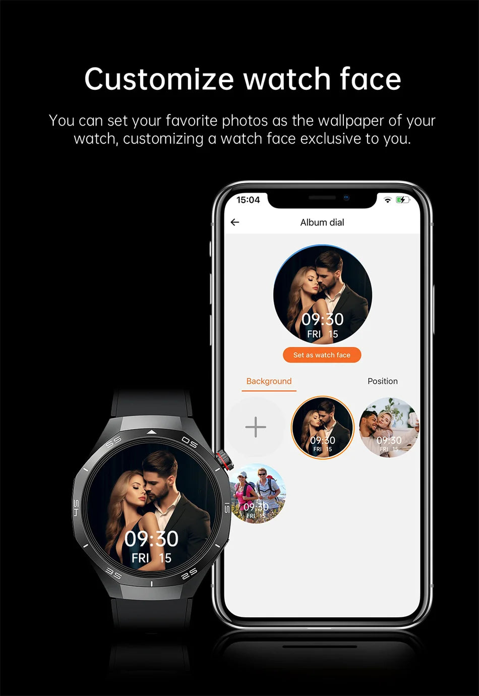 2025 New GT5 Pro GPS Track Smart Watch Men 360*360 AMOLED Screen NFC BT Call Waterproof Health Monitor Man Smartwatches IOS