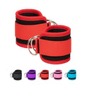 1/2Pcs Fitness Ankle Straps Adjustable D-Ring Support Cuffs Gym Leg Strength Workouts Pulley With Sports Guard Safety Abductors