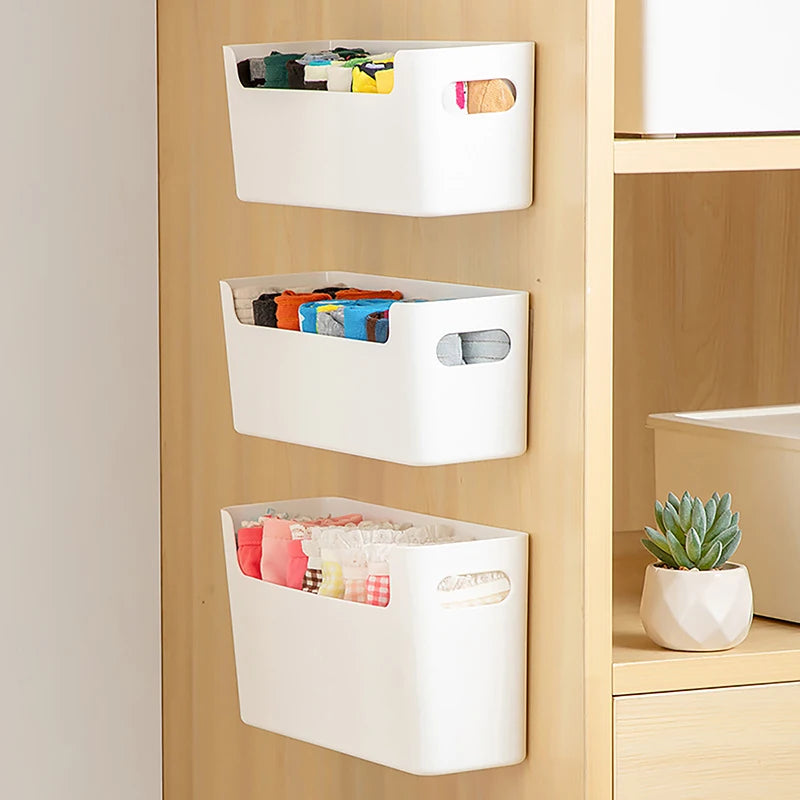 Adhesive Cabinet Door Storage Box for Kitchen Wraps